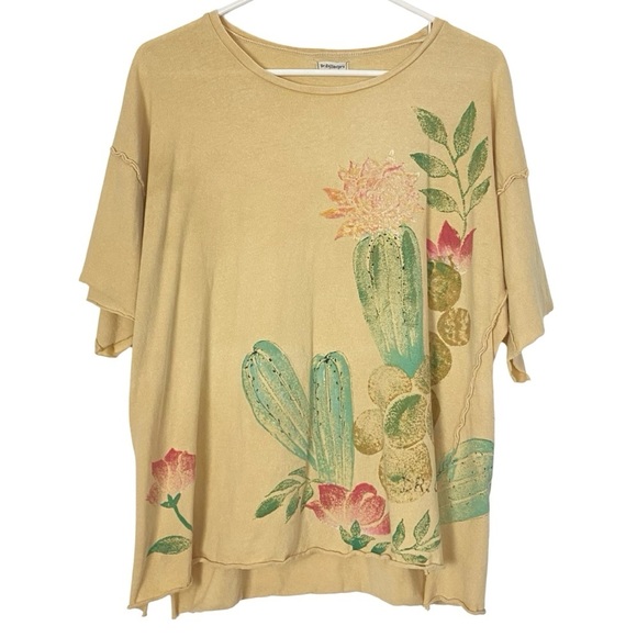 Dr. Collectors Cactus Tee Shirt Womens Size Medium Model T Joshua Tree Floral - Picture 1 of 13